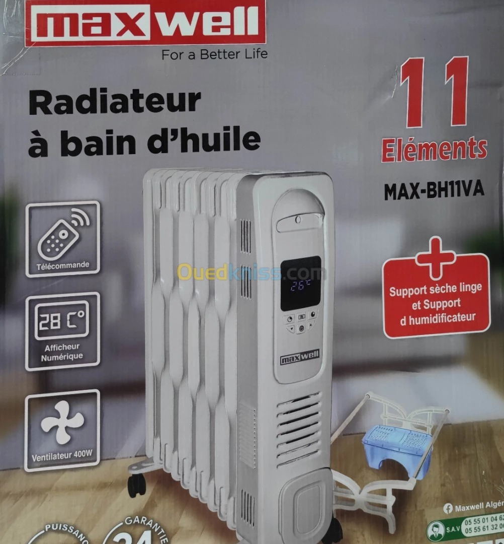 RADIATEUR A BAIN D'HUILE